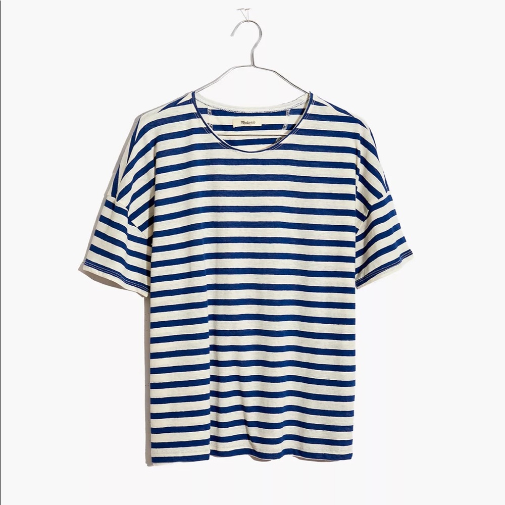 NWT Madewell Raw-Edged Hangout Tee